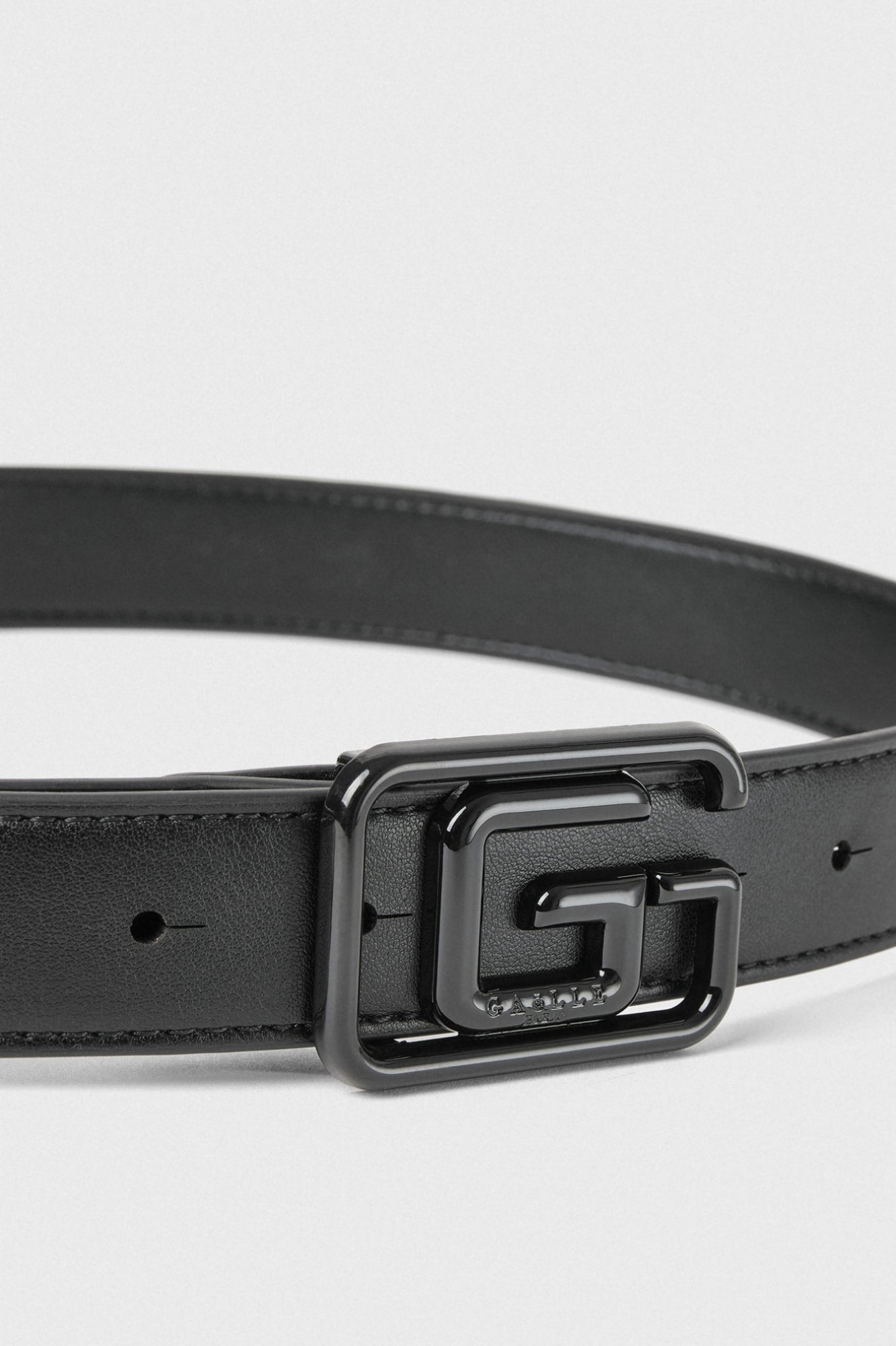 Mini Belt In Ecopelle Nero - Gaëlle Paris W001264