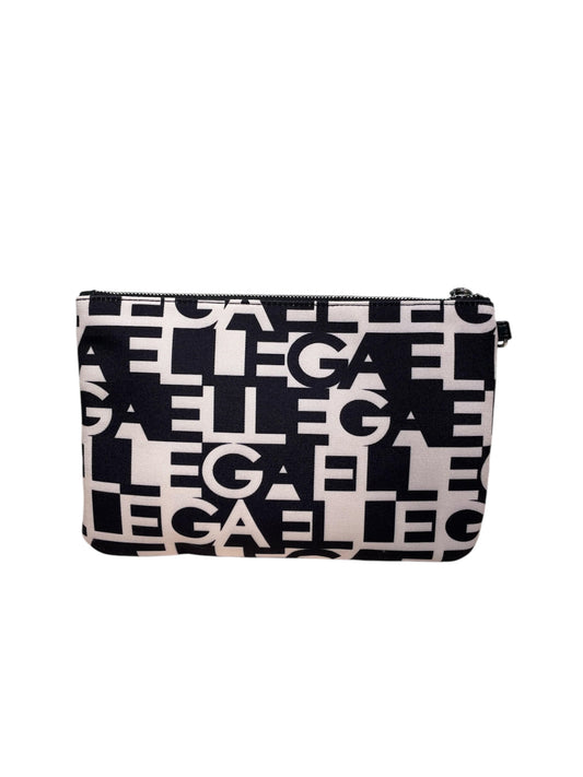Reg Pochette in canvas stampata logo -