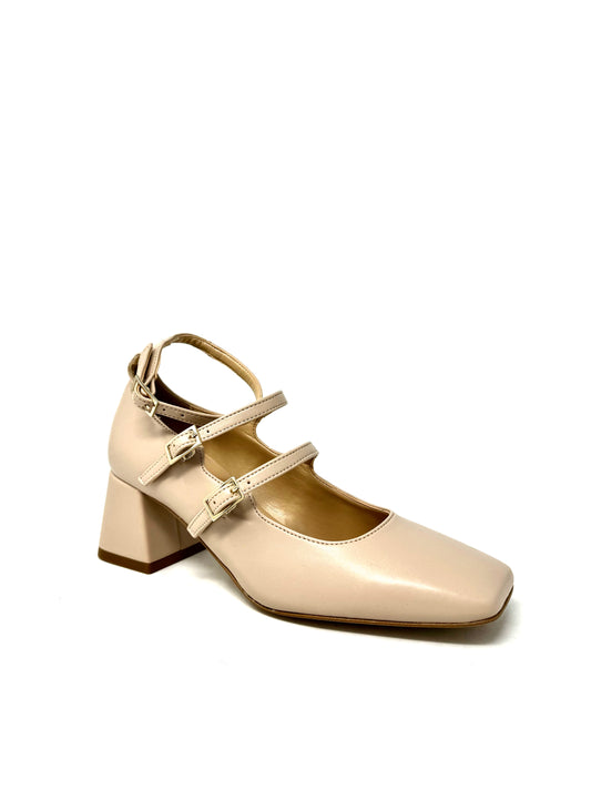 Mary jane in pelle nude -LF4427N