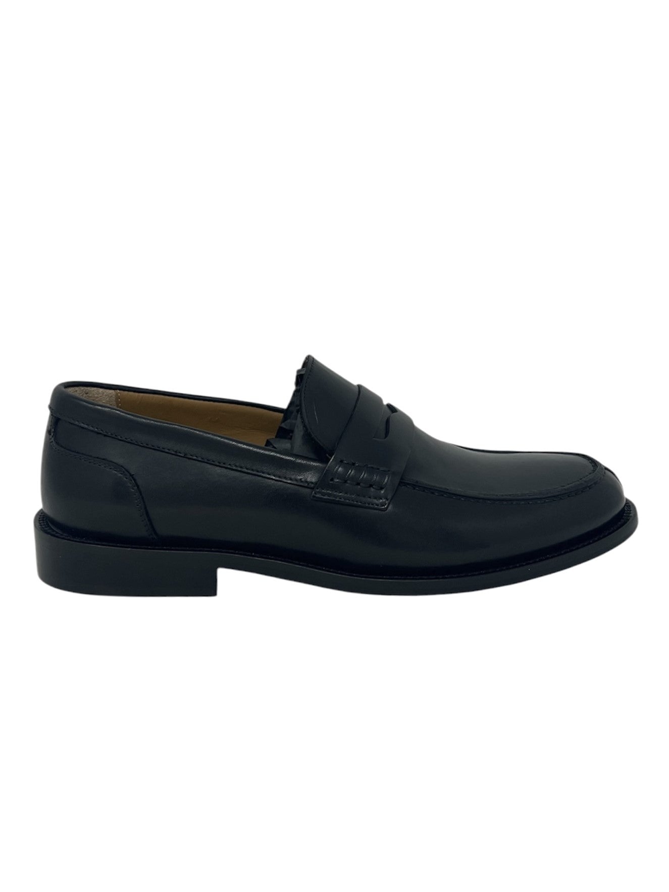 Mocassino uomo crust nero -U90615