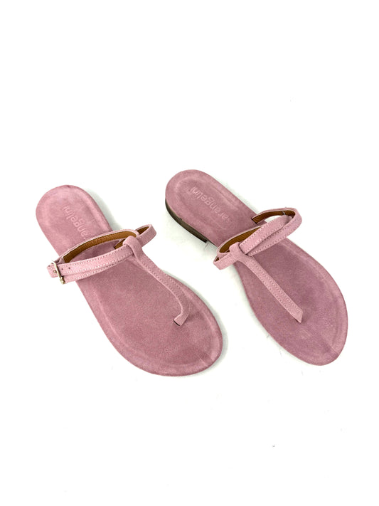 Sandalo rosa antico camoscio -A101CI