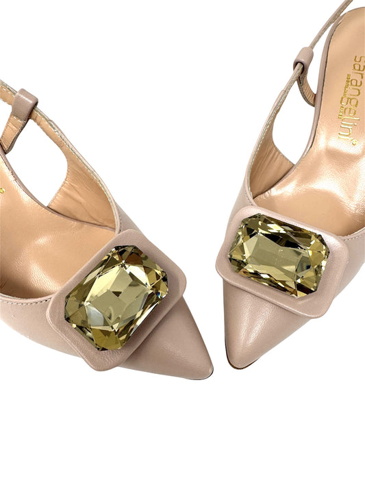 Decolletè con accessorio morsetto nappa phard -E5TC70