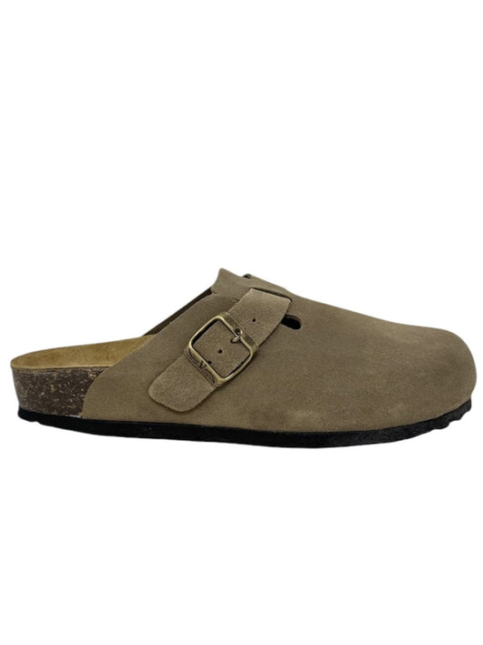 Ciabatta uomo chiusa camoscio - VH32950C