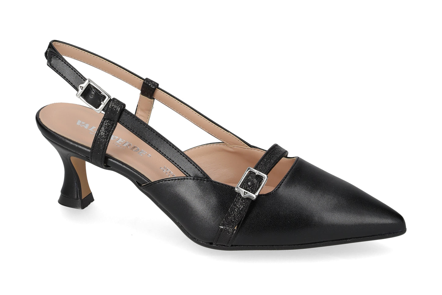 Chanel nera tacco medio Valleverde V_19042
