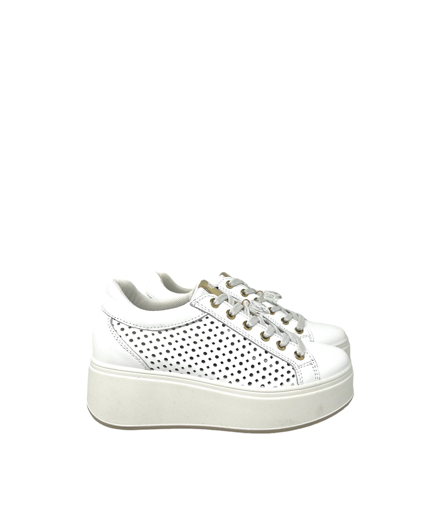 Sneakers ciondolo cuore nappa bianco Igi e co - 5659500