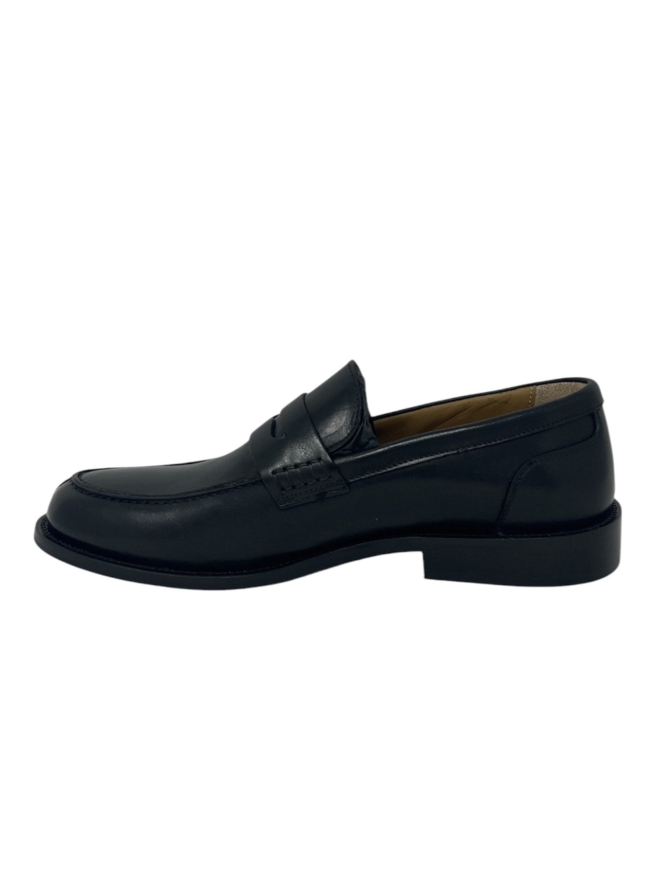 Mocassino uomo crust nero -U90615