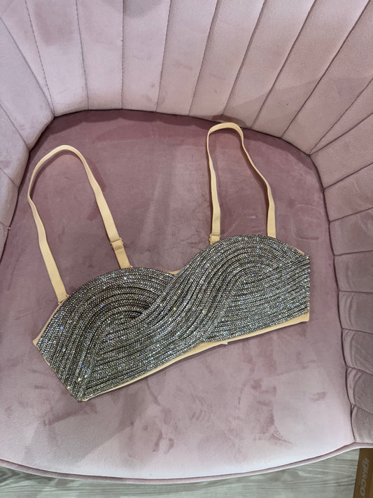 Top con strass -2813