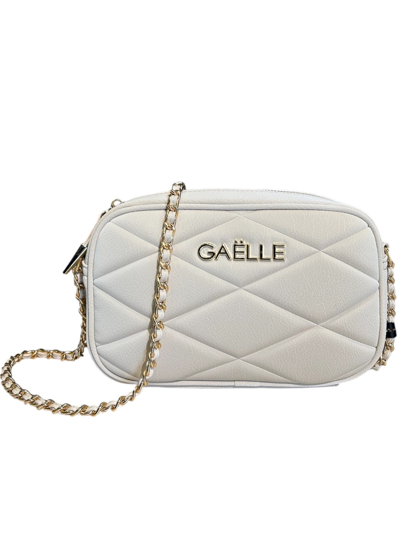 Camera bag trapuntata Avorio Gaelle -CW02047