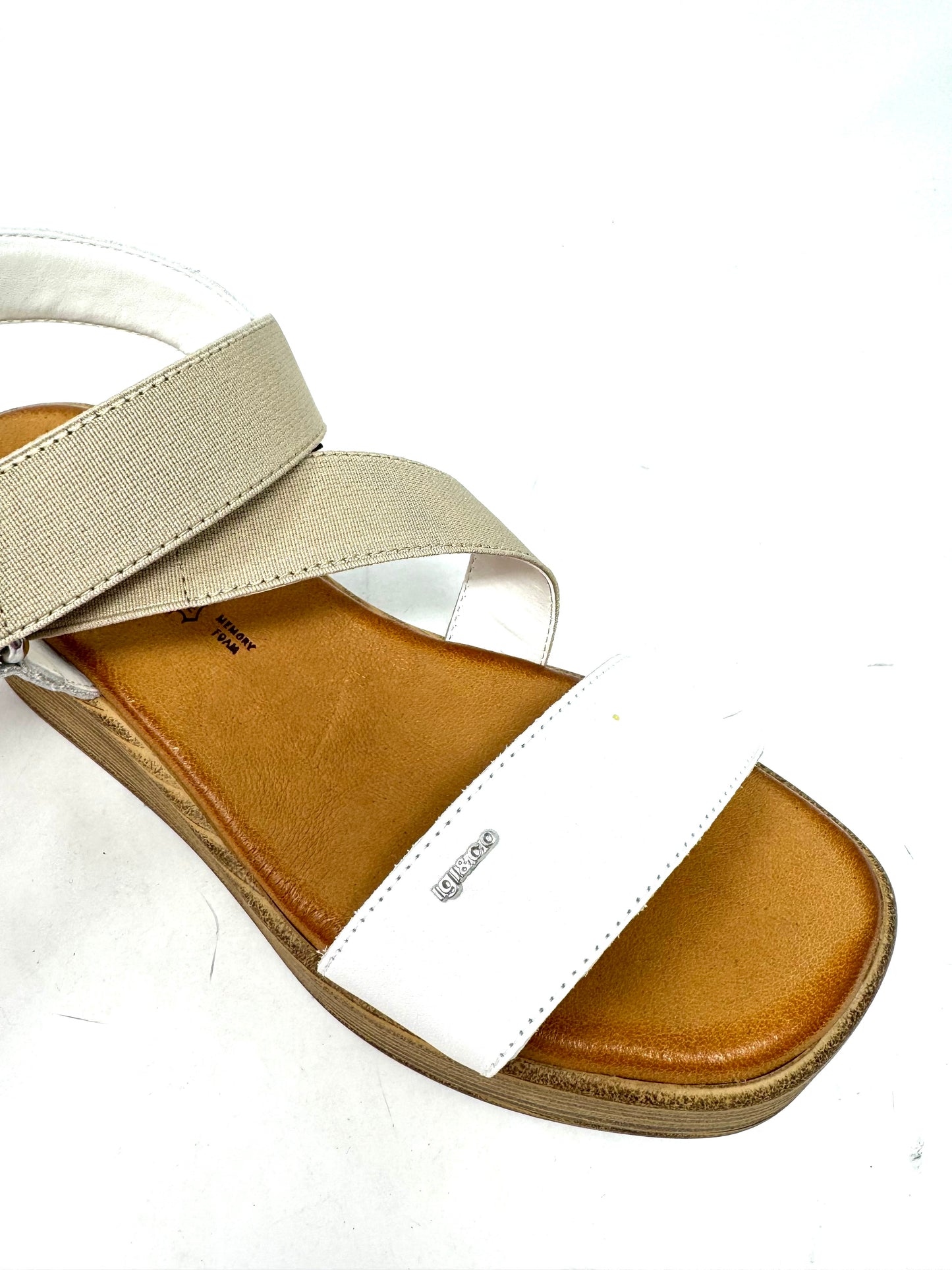 Sandalo platform fascia elastica latte - 5687400