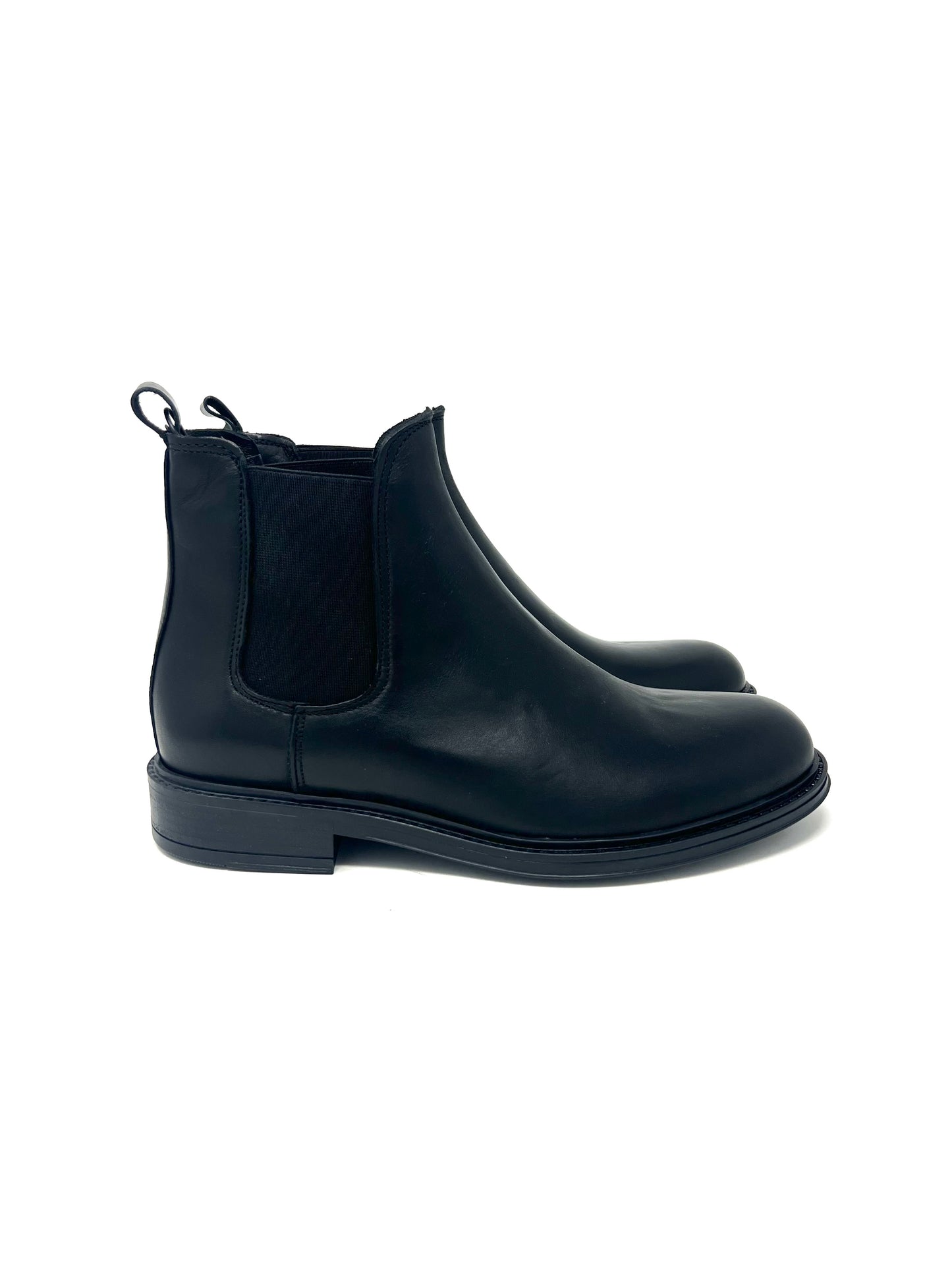 Beatles in pelle crust nero uomo-4600300