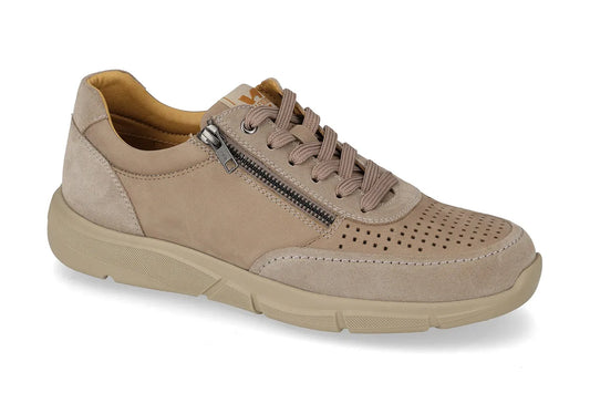 Sneaker zon zip taupe Valleverde V_360902