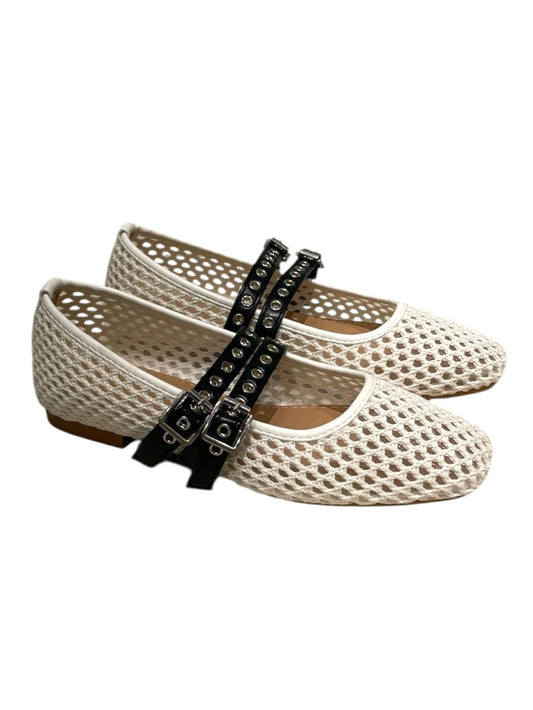 Ballerine basse cinturini neri -2503BIA