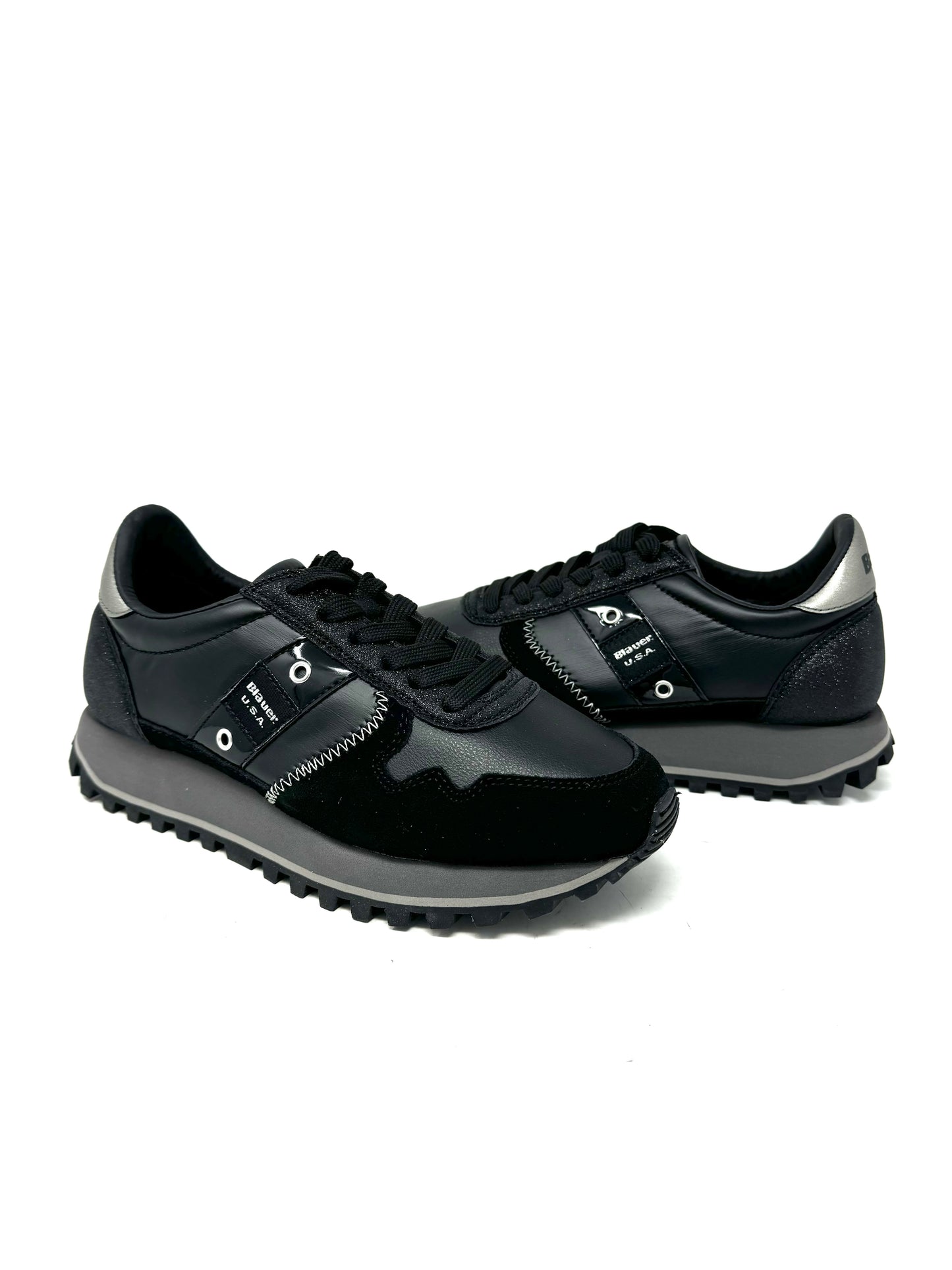 Sneakers millen black con brillantini -MILLSUG