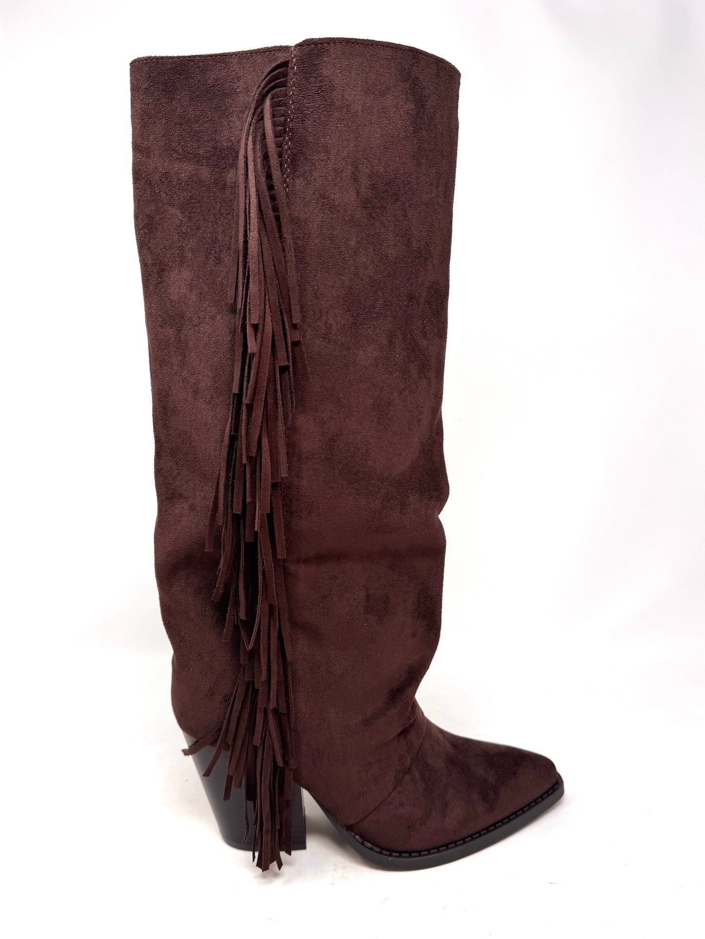 Texano alto t. moro con frange - 1222M