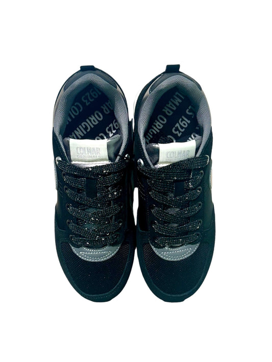 Sneaker in pelle scamosciata black -TRAV086