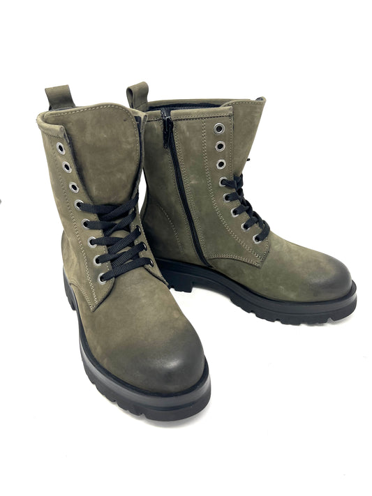 Anfibio in pelle nabuk militare -6686133