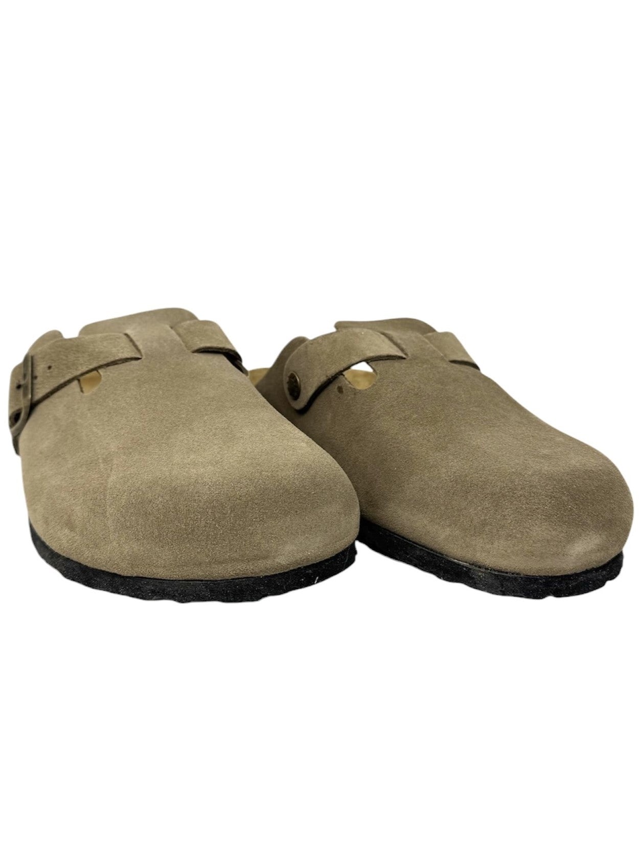 Ciabatta uomo chiusa camoscio - VH32950C