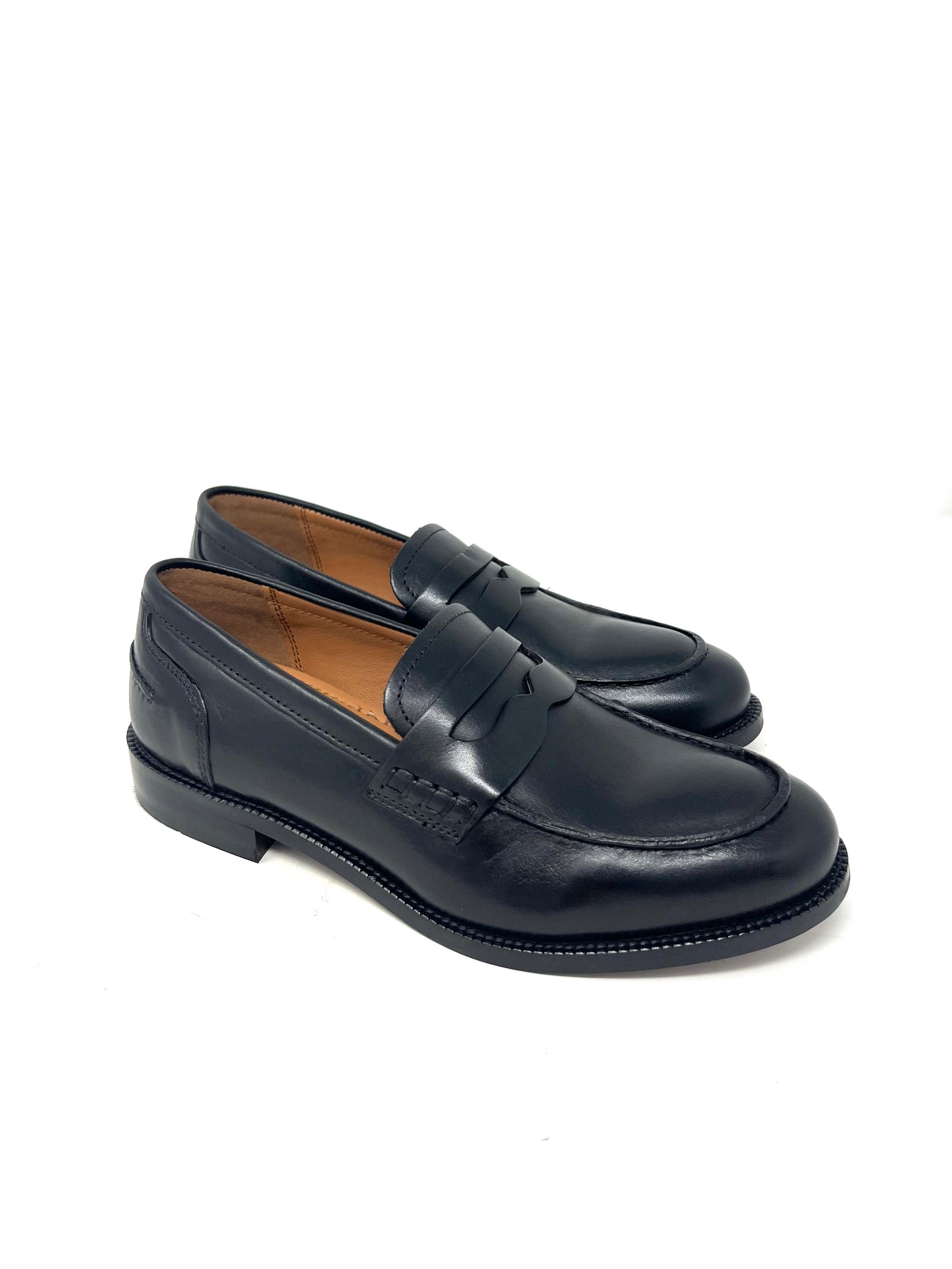 Mocassino abrasivato nero Melluso -K36048