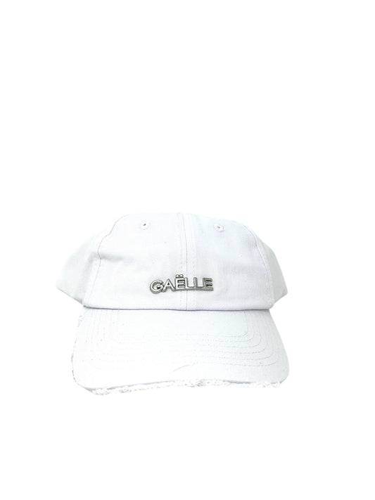 Cappellino con visiera sfrangiata Bianca -GAACW02243