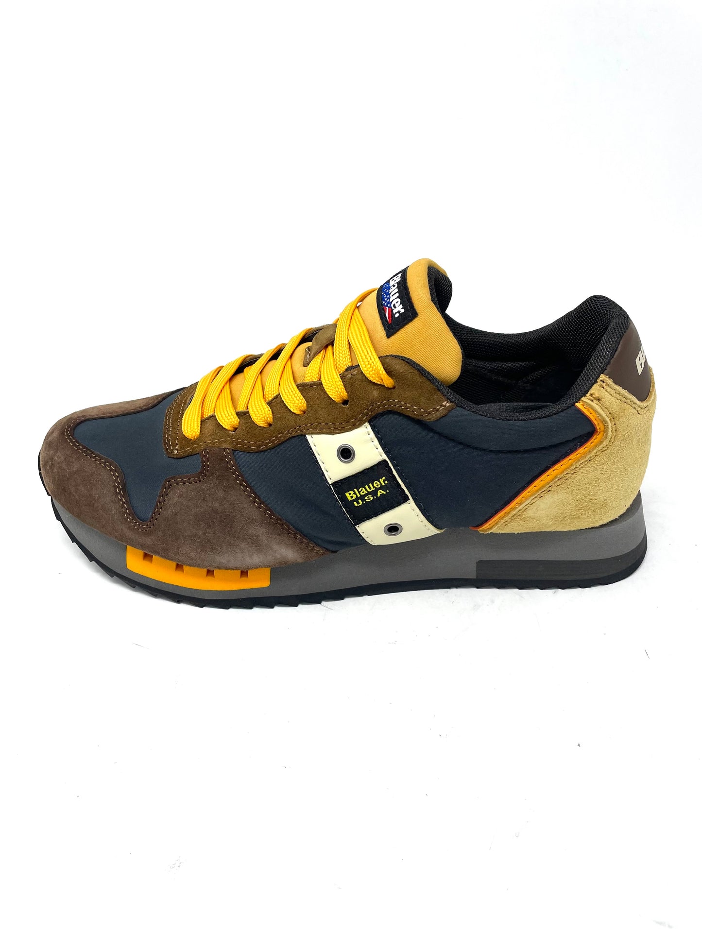 Sneakers Blauer Queens01 wax brown -QUEEWAB