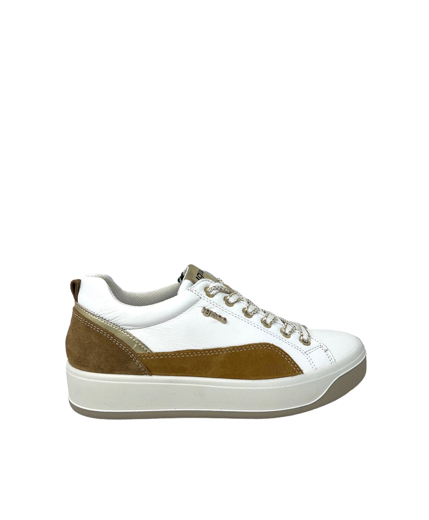 Sneakers ava in nappa soft bianco cuoio - 5658400