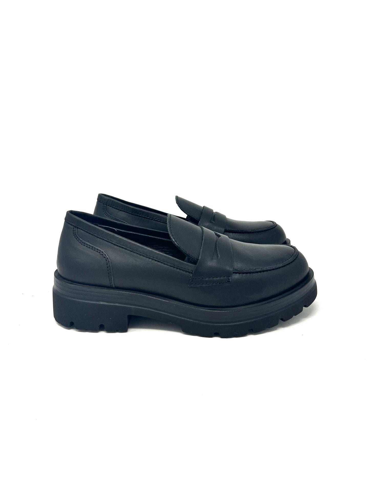 Mocassino in pelle nero Igi&co -4679400