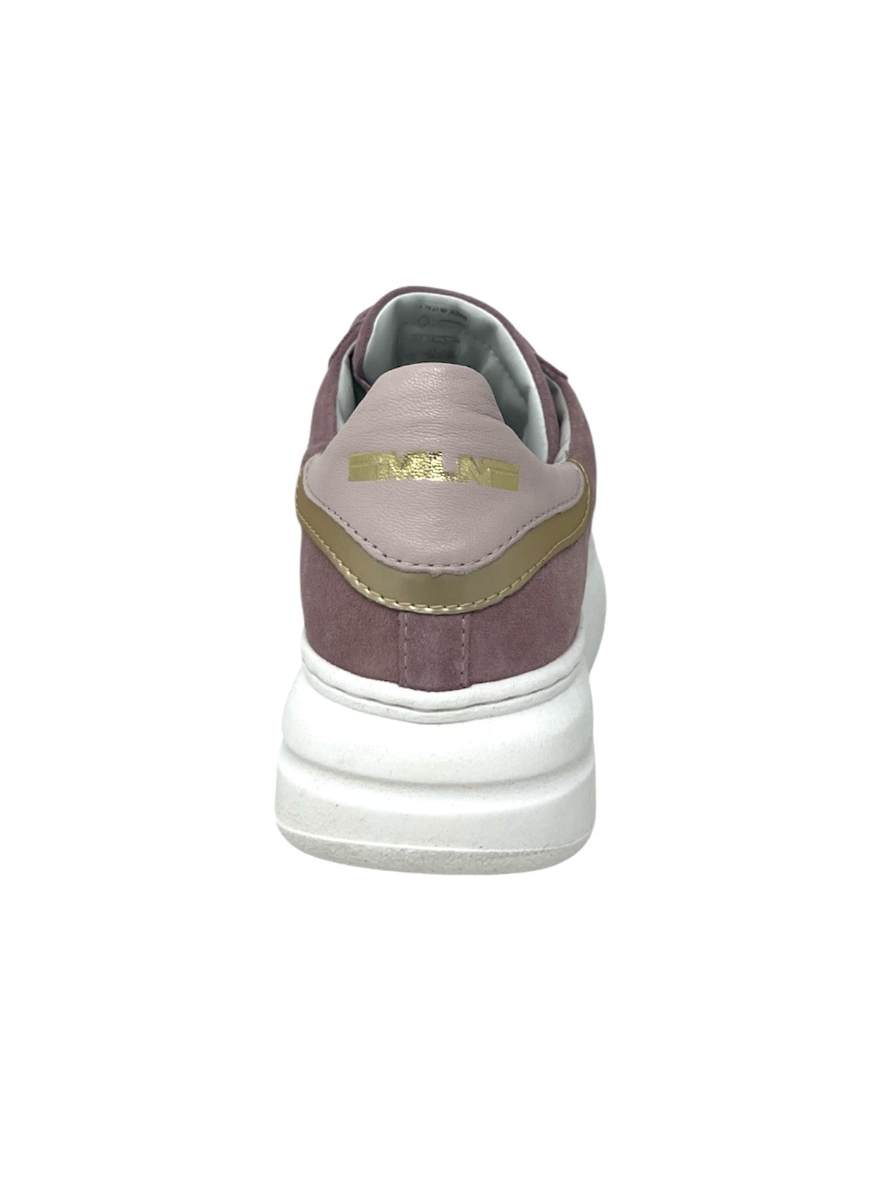 Sneakers rosa/verde con cuori in strass doppio laccio -661ORBI
