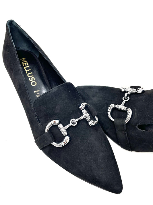 Scarpa con tacco a punta morsetto - E5150NE