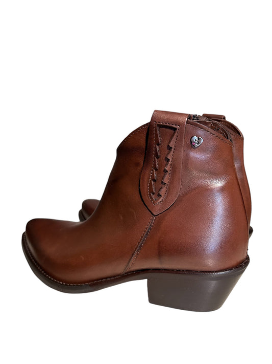 Texano basso in vitello cuoio -2088T