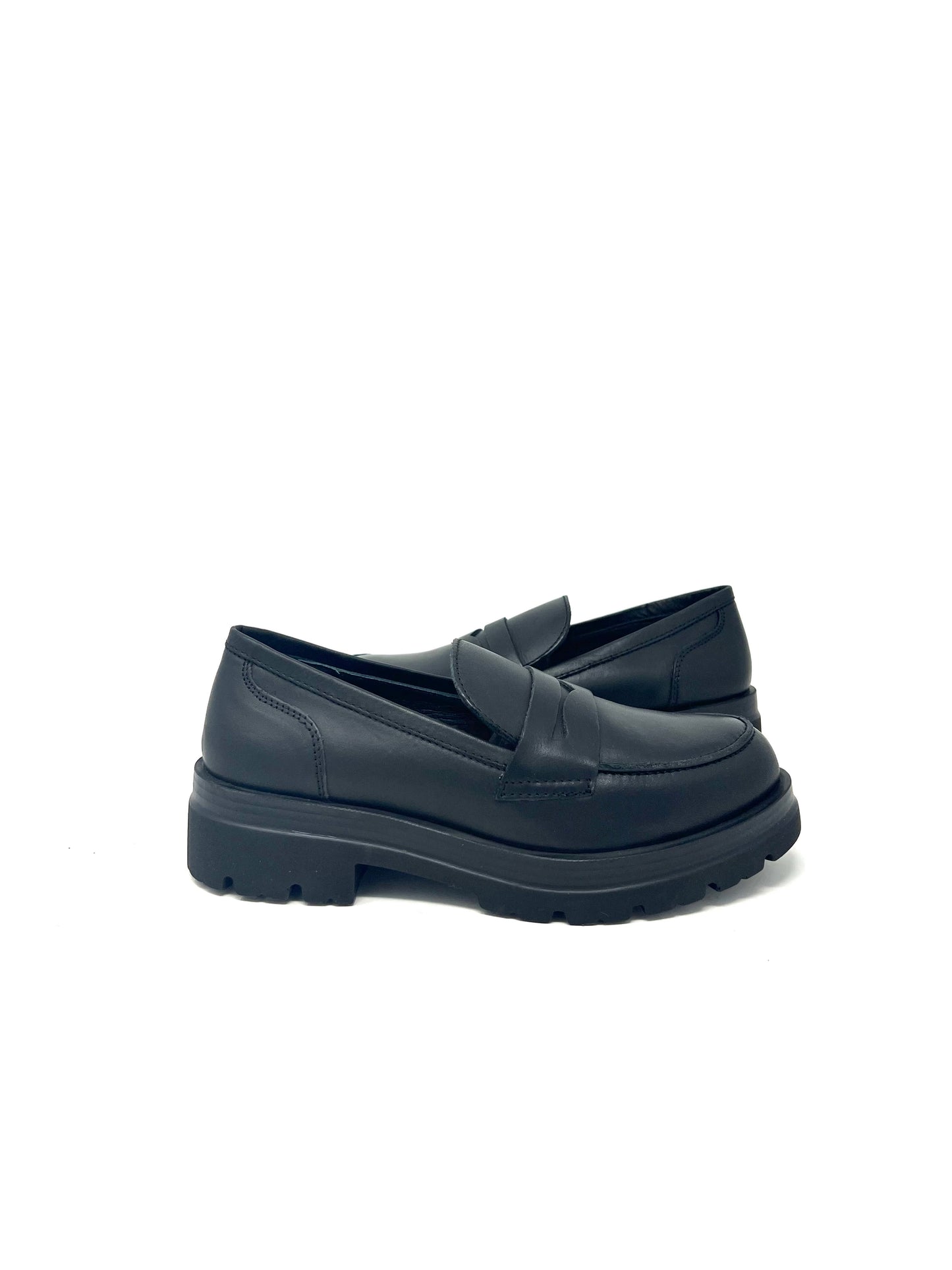 Mocassino in pelle nero Igi&co -4679400