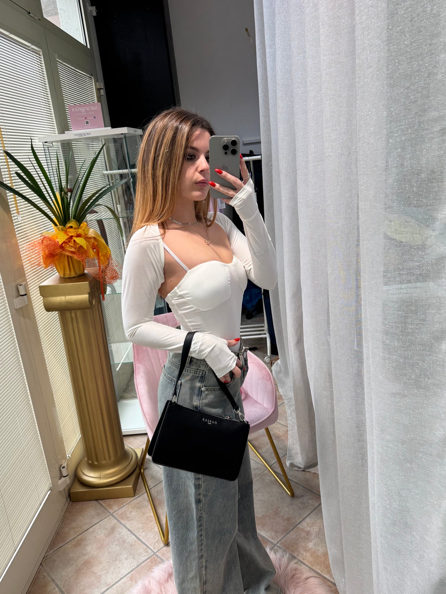 Body modellante con coprispalla