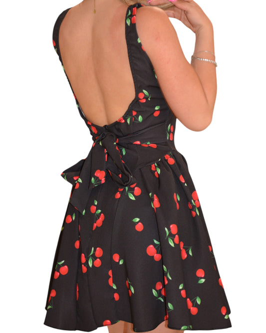 Abito fantasia con ciliegie - 109790