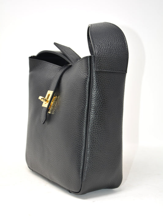 Borsa secchiello in pelle -5991