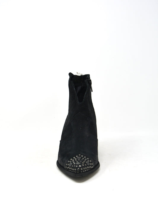 Texano nero con borchie -ALEJ