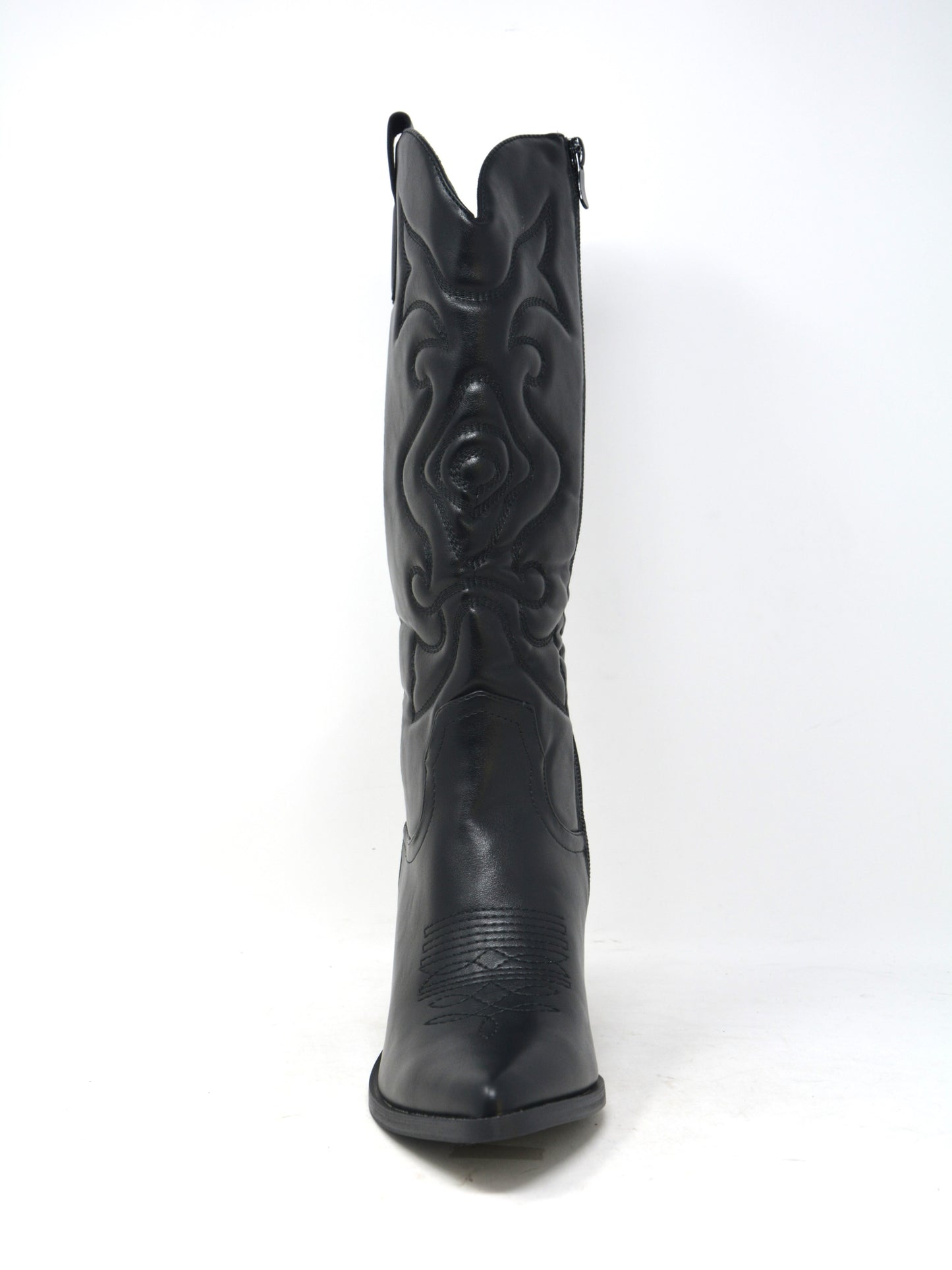 Texano ricamato nero -JH21