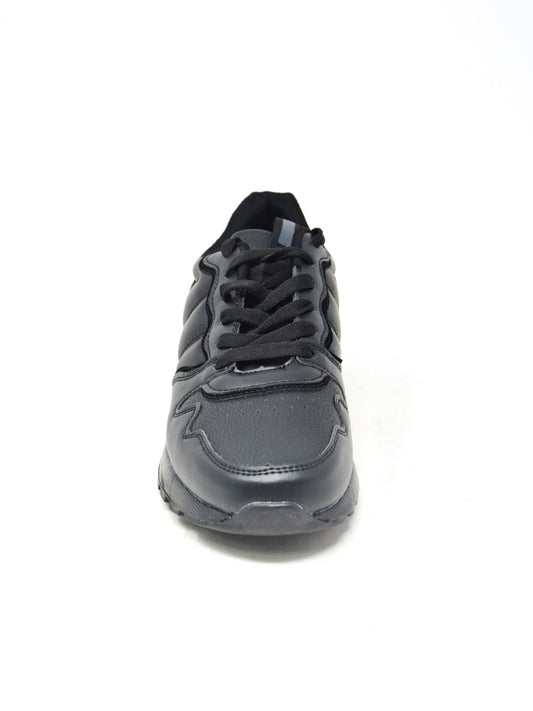 Sneaker in ecopelle nera - 957