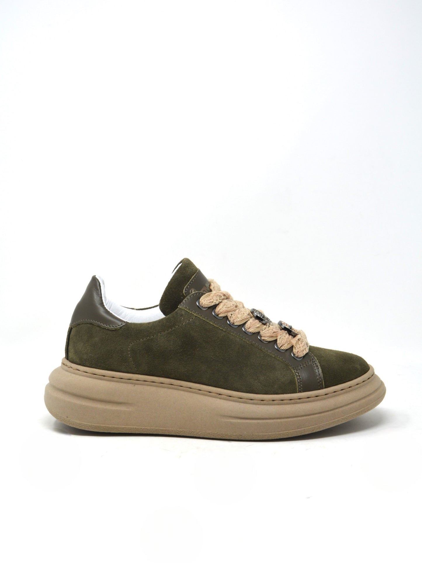 Sneaker verde militare - 606BI