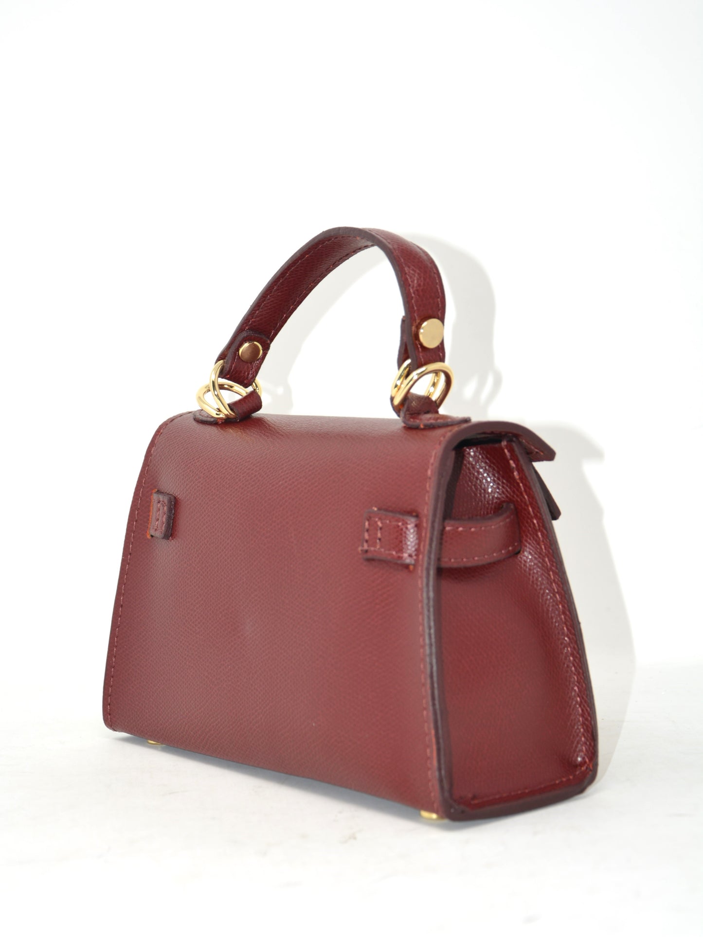 Mini bag in pelle con tracolla -5816