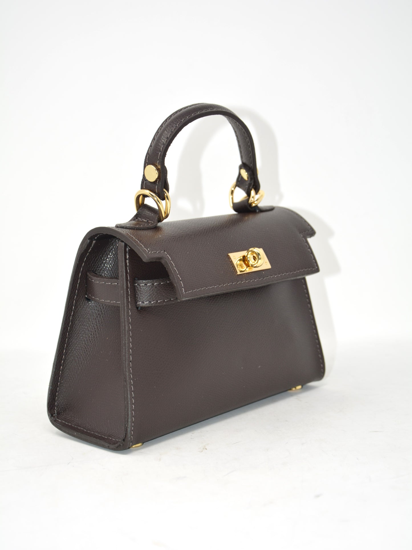 Mini bag in pelle con tracolla -5816