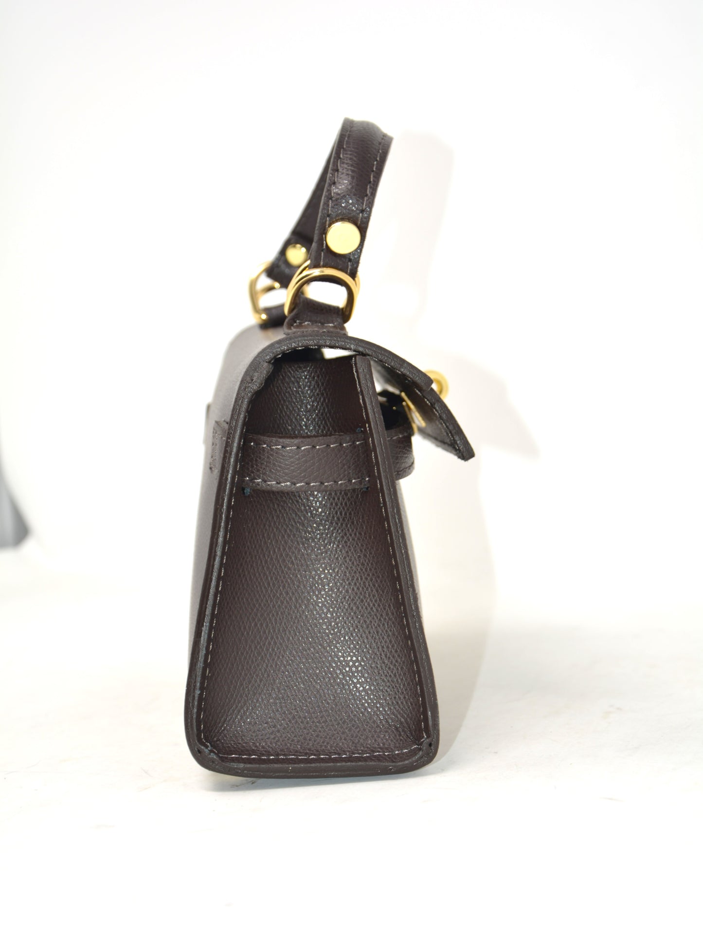 Mini bag in pelle con tracolla -5816