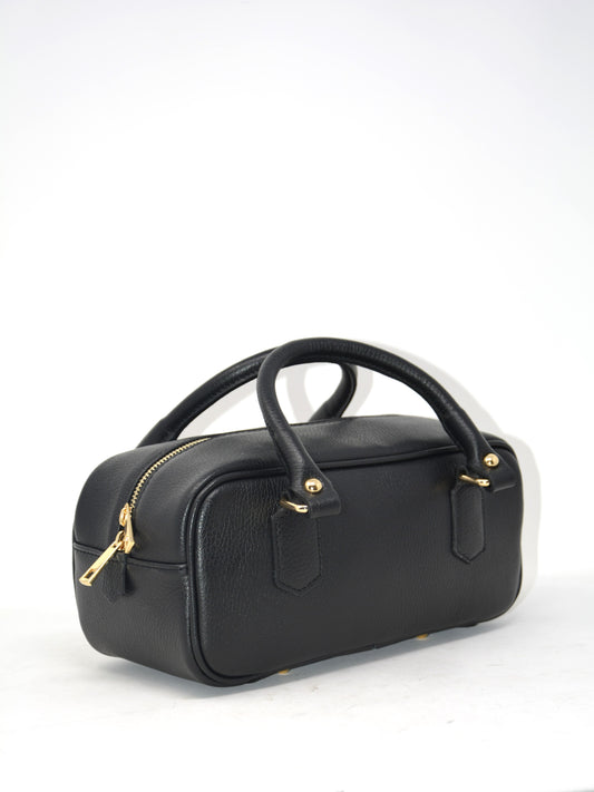 Borsa bauletto rettangolare in pelle -6014