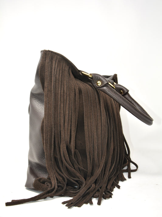 Shopper con frange -JUNGLE