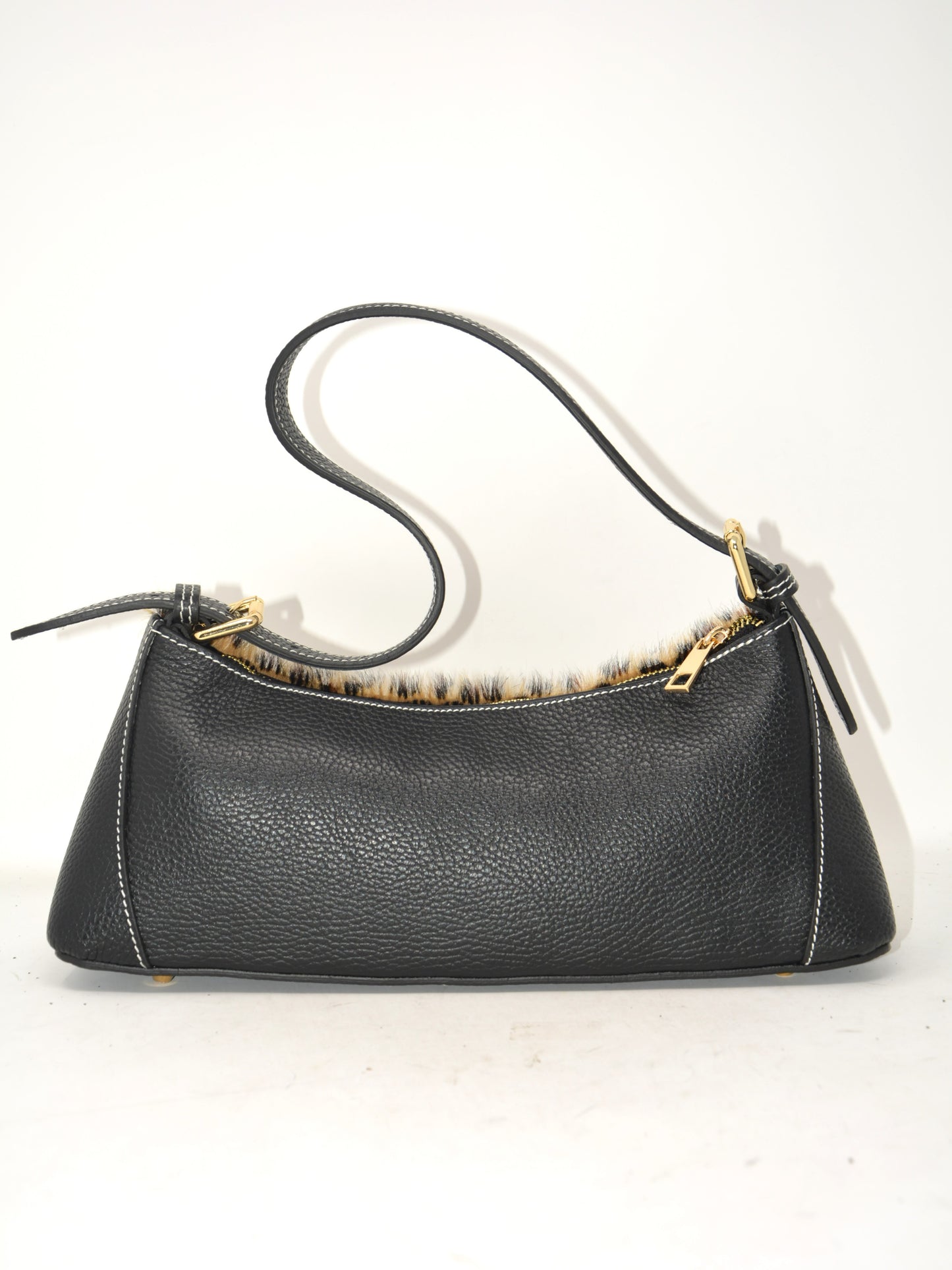 Borsa mezzaluna animalier -OPAL