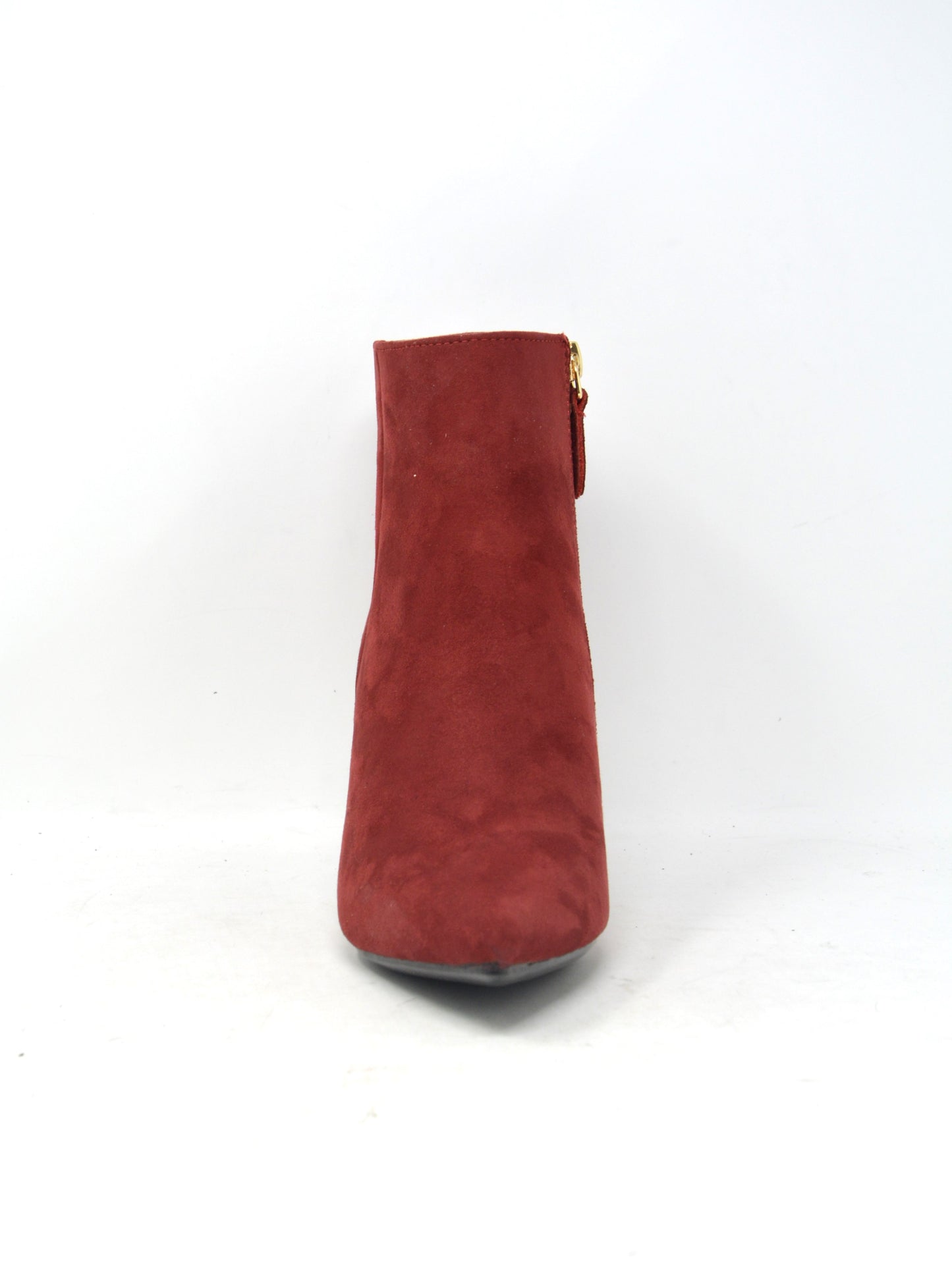 Tronchetto in camoscio rosso - A0806R