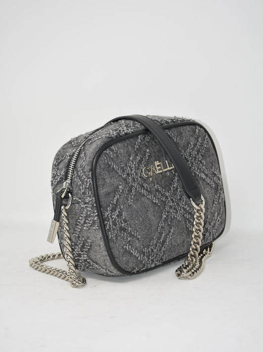 Mini bag denim sfrangiato -GAC2401