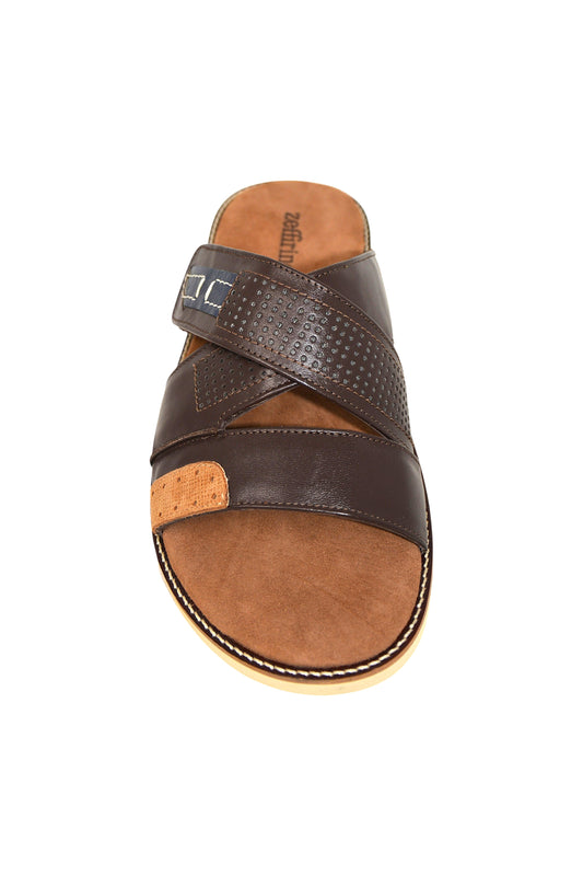 Ciabatta incrocio a strappo t.moro - INDI43T