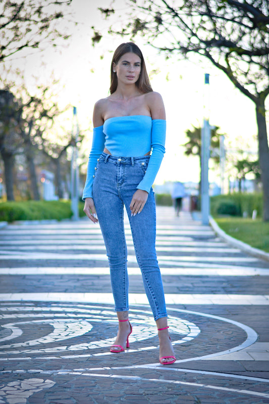 Sandalo con tacco chiuso dietro fucsia -2086C2