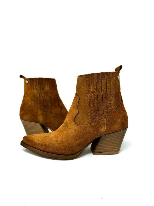 Texano elastici laterali camoscio bruciato -GS344BR