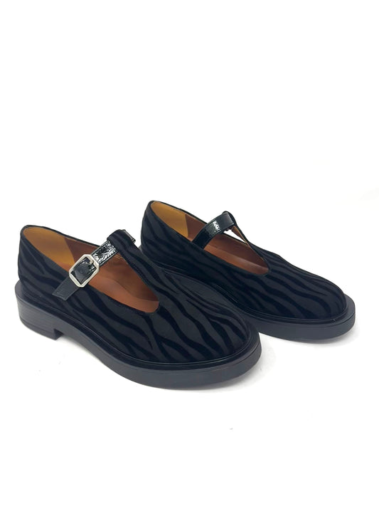 Bebè con fibbia e cinturino animalier -3801NE