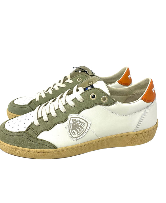 Sneaker Murray y08les white green -MURY8WG
